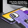 Galaxy A03 Hülle, Dual Layer Robuste Rüstung Ringhalter Produktbild-Vorschau 2