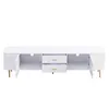 Abrihome Mobile TV con 4 cassetti e 2 ante, mobile TV basso Anteprima dell’immagine prodotto 9