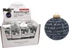 Weihnachtsbaumkugel zum Beschriften 8cm Christbaumschmuck Produktbild-Vorschau 1