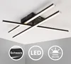 IMPTS LED Deckenleuchte 16W Modern Deckenlampe Schwarz mit Produktbild-Vorschau 1