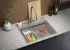 PRIMAGRAN Spülbecken Grau 58x53cm, Granitspüle 1 Becken + Produktbild-Vorschau 3