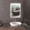 HOMCOM Badspiegel, badkamerspiegel met LED-verlichting, 70 Productafbeelding-voorbeeld 2
