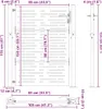 vidaXL Gartentor 100x150 cm Cortenstahl Quadratisches Produktbild-Vorschau 6