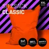 Lumaland Riesen-Sitzsack XXL 140x180 cm Wasserfestes Indoor Produktbild-Vorschau 2