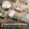 classbach® Meal Prep Boxen Glas mit Fächern | 3er Set | Produktbild-Vorschau 5