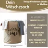 LS-LebenStil Wäschesack Wäschekorb Vintage Home 62L 50cm Produktbild-Vorschau 2
