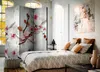 3-teiliger Doppelseitiger Vlies Paravent - Concrete Orchid Produktbild-Vorschau 2