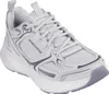 A studio shot of a single gray Skechers sneaker. Produktbild-Vorschau