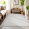 Homebyhome Teppich Wohnzimmer Uni Meliert Cut-Loop Design Produktbild-Vorschau 1