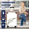 MuchoWow® Koffer Handgepäck Trolley Rollkoffer Kleine Produktbild-Vorschau 2