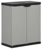 vidaXL Mülltonnenbox Grau und Schwarz 68x40x85 cm PP Produktbild-Vorschau 8