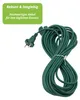 A coiled green power cord with a plug. Produktbild-Vorschau