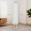 HOMCOM LED Stehlampe Wohnzimmer Dimmbar Holz mit Dreibein Produktbild-Vorschau 3