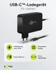 USB-C-Ladegerät für Laptops (90 W) schwarz Produktbild-Vorschau 2