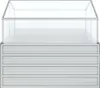 A front view of a silver and clear raised garden bed with a greenhouse top. Anteprima dell’immagine prodotto