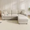 Merax Modernes Sofa 3-Sitzer, L-förmiges Ecksofa mit Produktbild-Vorschau 2