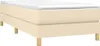 vidaXL Boxspringbettgestell Creme 90x200 cm Stoff Produktbild-Vorschau 3