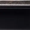 A close-up view of a black frame with a silver border. Produktbild-Vorschau