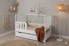 2in1 Babybett und Kinderbett 120x60cm, Weiss, mit 3-Fach Produktbild-Vorschau 2