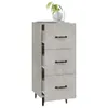 vidaXL Sideboard Betongrau 34,5x34x90 cm Holzwerkstoff -  Produktbild-Vorschau 13