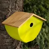 Vogelhaus - Nistkasten - Bambus - H: 20,5cm - L: 28cm - grün Produktbild-Vorschau