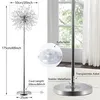 Moderne kristallen vloerlamp, 8-vlammige sierlamp met Productafbeelding-voorbeeld 3