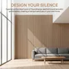 YARDIN Dřevěné akustické MDF panely, sada 4 ks, 120 x 60 Náhled obrázku produktu 6