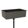 A rectangular sink with a drain pipe attached, shown against a white background. Produktbild-Vorschau