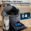 Selbstreinigendes Katzentoilette XXL Katzenklo mit Produktbild-Vorschau 2
