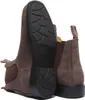 The image shows the back and sole of a pair of brown leather boots. Náhľad obrázku produktu