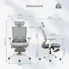 FLEXISPOT Foldex Ergonomischer Bürostuhl, klappbarer Produktbild-Vorschau 6