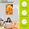 ARTland Leinwandbild Strahlende Sommerrosen Größe: 20x30 cm Produktbild-Vorschau 2