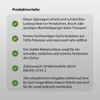 4x Profi Spanngurt mit Klemmschloss 1-tlg 2,5m 250 kg Produktbild-Vorschau 4