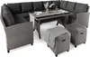 di volio Polyrattan Sitzgruppe LIVORNO - Lounge Produktbild-Vorschau 1
