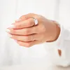 Glamouröser Silberring mit funkelnden Zirkonia SR0311 Produktbild-Vorschau 3