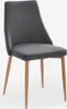 Stuhl gepolstert modern aus Stoff für Esszimmer und Küche Produktbild-Vorschau 8