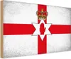 vianmo Holzschild 20x30 cm Nordirland Vintage Flagge Fahne Produktbild-Vorschau 1