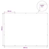 vidaXL Telo piano con occhielli, grigio antracite, 3 x 4 m, Anteprima dell’immagine prodotto 7