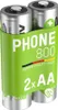 ANSMANN Akku AA Mignon 800mAh 1,2V NiMH für Telefon 2 Stück Produktbild-Vorschau 6