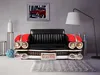 Divano Auto Mezzo Veicolo Ratro Cinema Divano Tappezzeria Anteprima dell’immagine prodotto 2