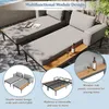 Outdoor lounge furniture set on a patio. Anteprima dell’immagine prodotto