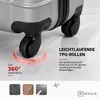 Devillo® Kofferset 4tlg. S-M-L-XL, Silber - Trolley Koffer Produktbild-Vorschau 8