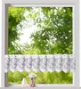 heimtexland ® Scheibengardine Jacquard Blumen Weiß Produktbild-Vorschau 1