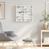 vidaXL Vetrina bianca 60x8,5x58 cm Materiale a base di Anteprima dell’immagine prodotto 3