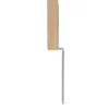 A side view of a wooden post anchor with a metal stake. Anteprima dell’immagine prodotto