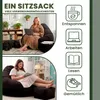 Dreamroots sedací vak, Puff 90x90x100 cm, puf s výplní, puf Náhled obrázku produktu 7