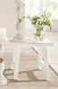 Blumenhocker aus Massivholz, creme, im Shabby Look, Produktbild-Vorschau 1