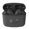A pair of gray wireless earbuds in their charging case, with the lid open. Anteprima dell’immagine prodotto