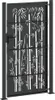vidaXL Gartentor Schwarz 110 x 205 cm Pulverbeschichteter Produktbild-Vorschau 6