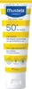 A tube of Mustela sun lotion with yellow and white stripes. Produktbild-Vorschau